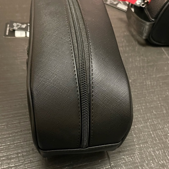 True Religion Black and Gold Toiletry Bag - Picture 3 of 6